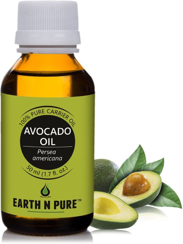 Earth N Pure Avocado Oil 100% Pure, Natural and Cold Pressed - 50 ml (1.7 fl. oz.)  (50 ml)