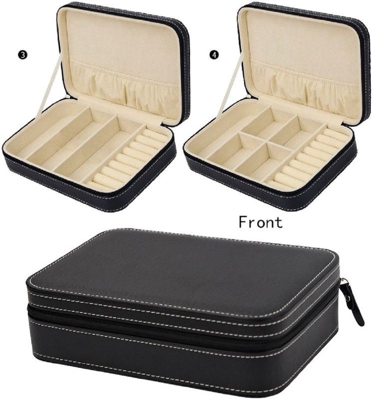 AAVAHAN P-55 Makeup, Jewellery, Watch, Sunglasses Vanity Box  (Black)