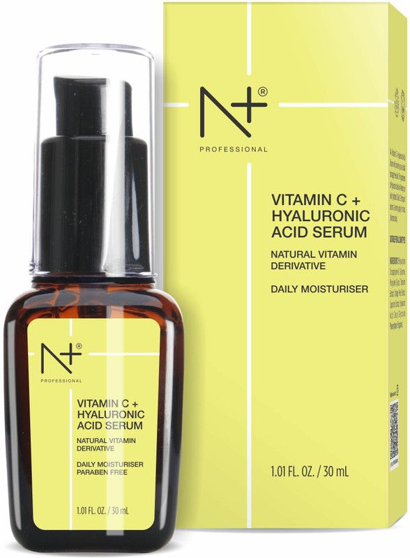N PLUS N+ Professional 20% Vitamin C & Hyaluronic Acid,Paraben Free Face Serum,30ml  (30 ml)