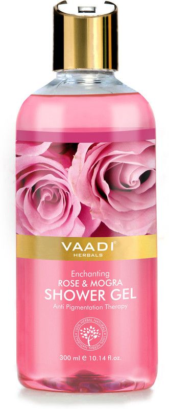 VAADI HERBALS Enchanting Rose & Mogra Shower Gel  (300 ml)
