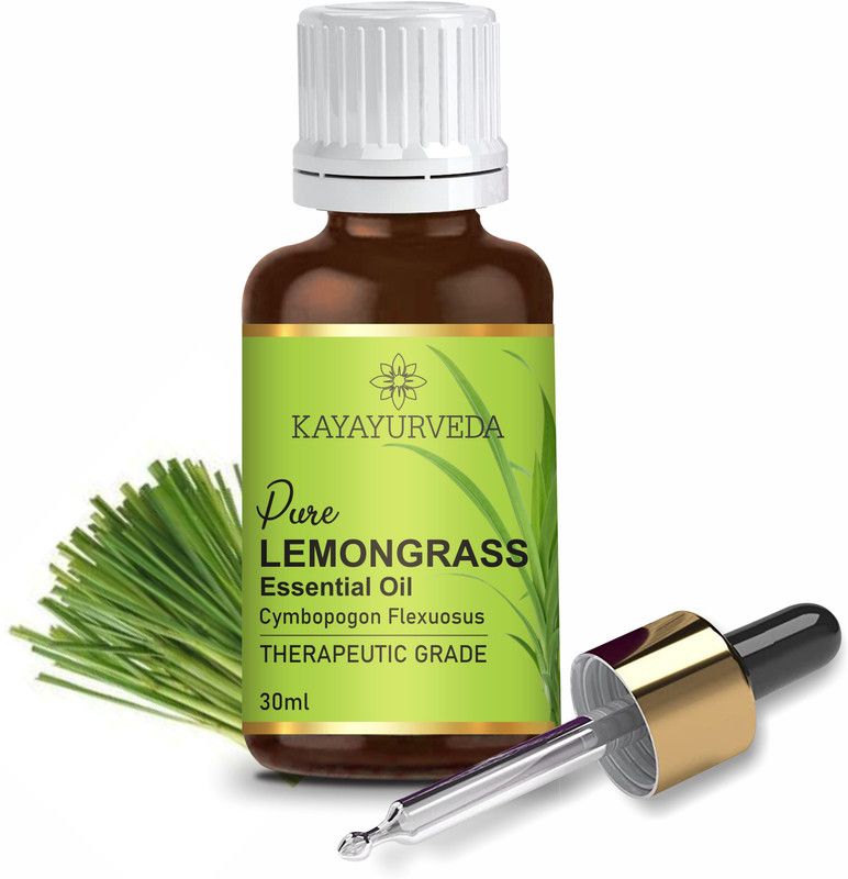 KAYAYURVEDA 100% Pure Lemongrass Essential Oil  (30 ml)