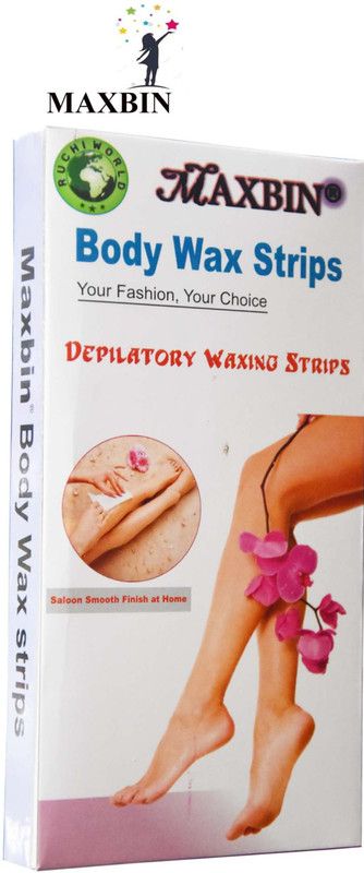 MAXBIN WAXING STRIP HAIR REMOVER MEN-WOMEN PREMIUM STRIPS[PACK OF 1] Strips  (20 Strips)