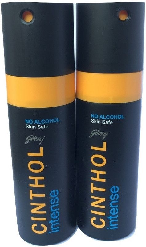 CINTHOL INTENSE PACK OF 2 Deodorant Spray - For Men  (300 ml, Pack of 2)