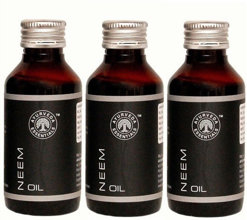 Ayurveda Essentials 100% Pure and Natural Neem Oil 50 ml x 3 Bottles Offer  (150 ml)