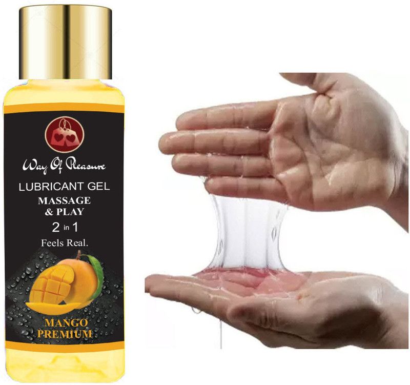 Way Of Pleasure Mango Flavoured Lubricant Non Sticky Gel 50ml For Men & Women Lubricant  (50 ml)