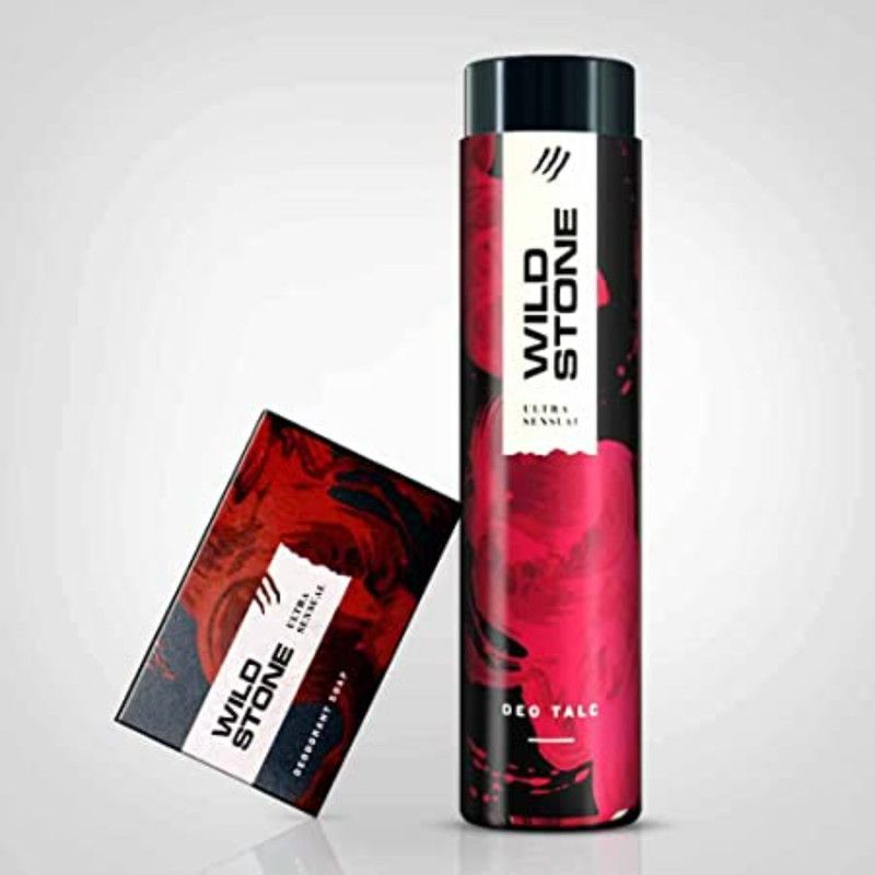 Wild Stone Fragrant Ultra Sensual Talc +Soap  (300 g)