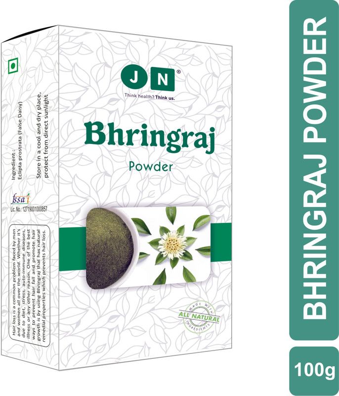 JN 100% Organic Bhringraj Powder ( For Enhancing Hair Growth )  (100 g)