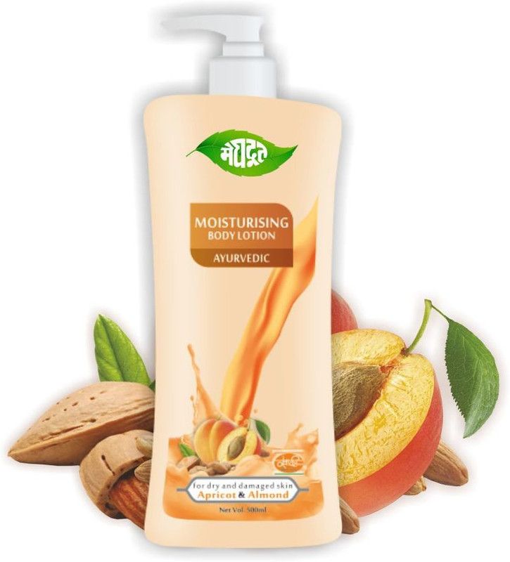 MEGHDOOT Moisturising Body Lotion Ayurvedic 500ml ( Pack of 2)  (1000 ml)