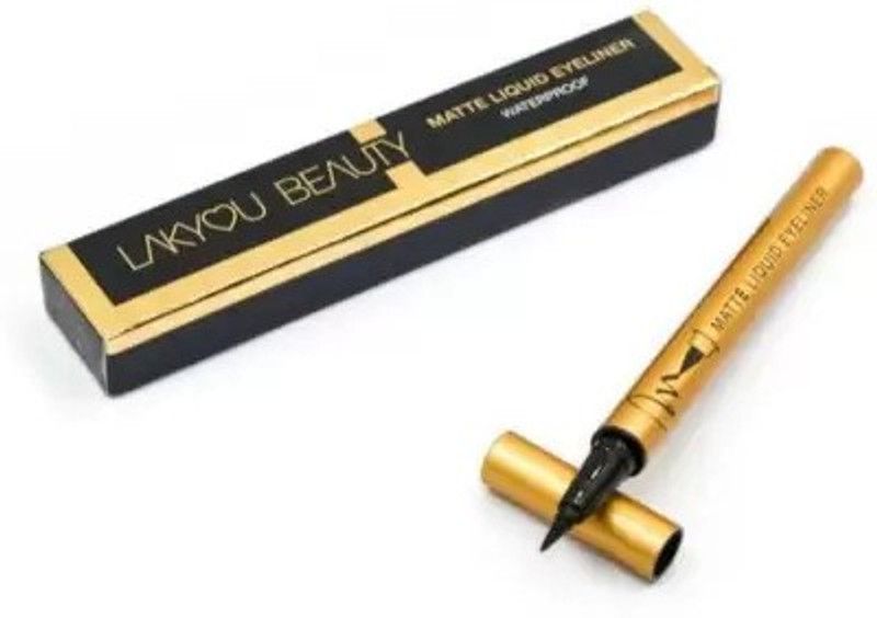 lakyou beauty MATTE LIQUID EYELINER 1.6 ml (BLACK) 1.6 ml  (Black)