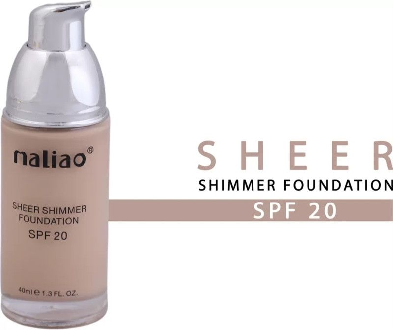 maliao Sheer Shimmer Water Proof Foundation SPF 20 40ml natural skin Foundation  (Ivory Beige, 40 ml)