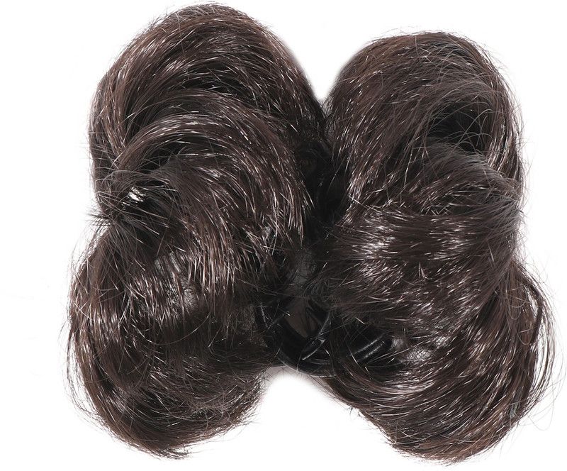 NAVMAV Women's Chignon Clips Clip Bun Extension/Juda Puff Extension Hair Extension