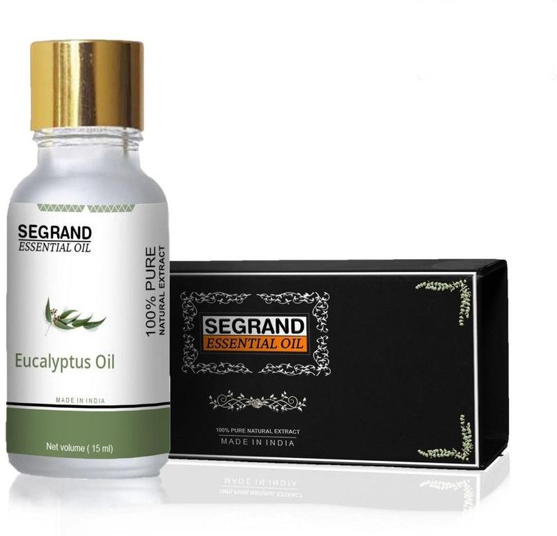 SeGrand Pure Eucalyptus Essential Oil - Natural Organic Grade Good for Cough and Cold, Hair growth, Aroma diffuser and Therapeutic Goodness  (15 ml)