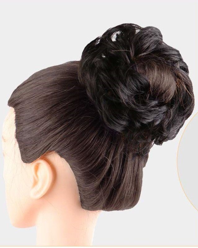 MoonEyes Artifical Juda Bun For Women in Brown Hair Extension