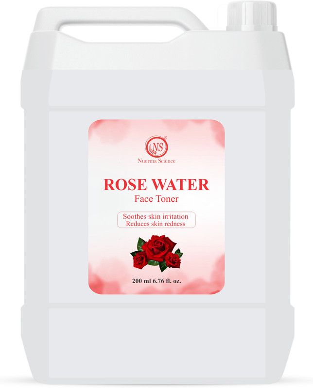 Nuerma Science Rose Water Face Toner (Multi Purpose Face Toner for Face, Reducing irritation, Redness etc.)  (200 ml)