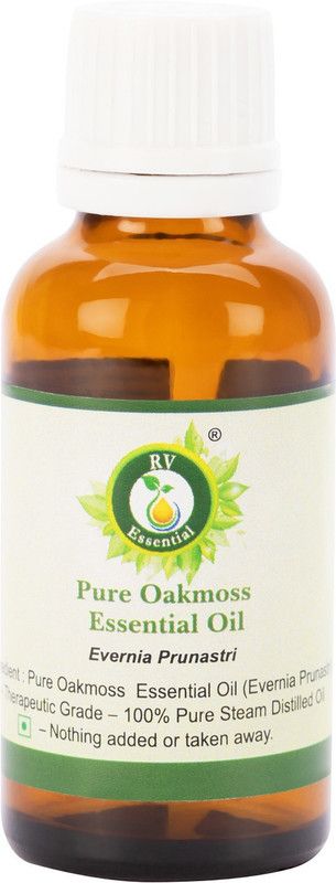 R V Essential Pure Oakmoss Essential Oil 50ml- Evernia Prunastri (100% Pure and Natural Steam Distilled)  (50 ml)