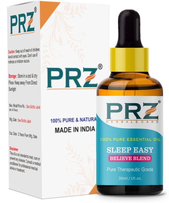 PRZ SLEEP EASY BELIEVE BLEND ESSENTIAL Oil (30ml) Pure Therapeutic Grade For Relaxing & Calming  (30 ml)