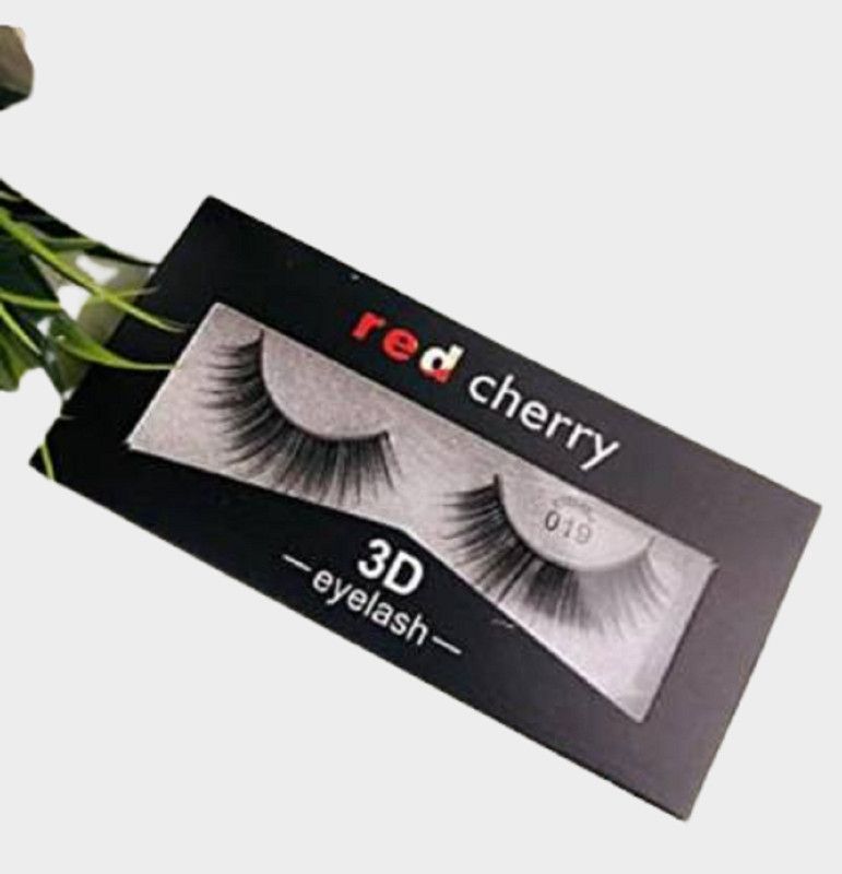 Posh Paperie Red charry black natural 3D eyelashes Pair of 1  (Pack of 1)