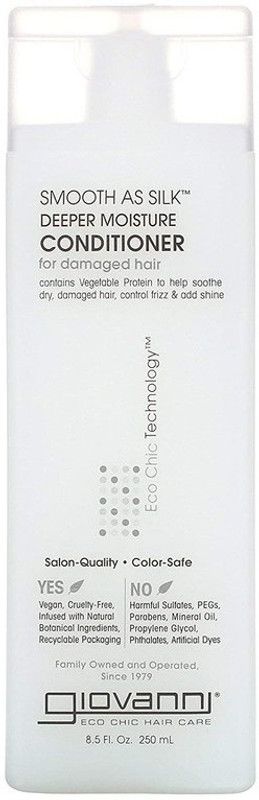 Giovanni Hair Care - Conditioner Smooth As Silk, 8.5 Fl Oz Liquid  (250 ml)
