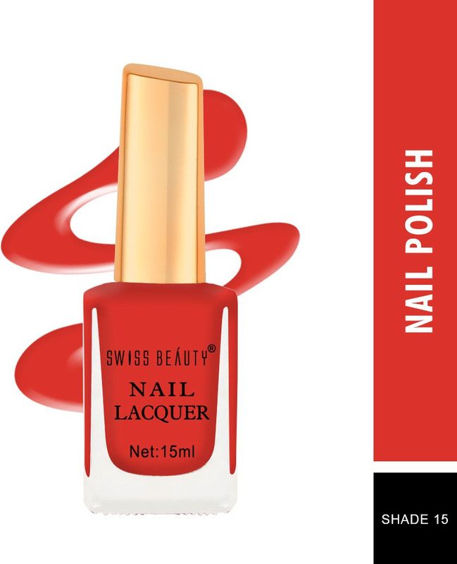 SWISS BEAUTY Nail Lacquer Long Wear Nail Polish, Nail Makeup, Shade-15 ,15 ml Shade-15