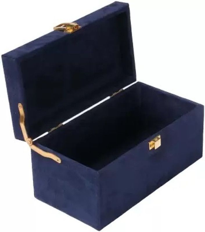 NICE PACKAGING Hamper-082-10 Multi purpose box, Jewellery Box, Party gifting Box Vanity Box  (Blue)