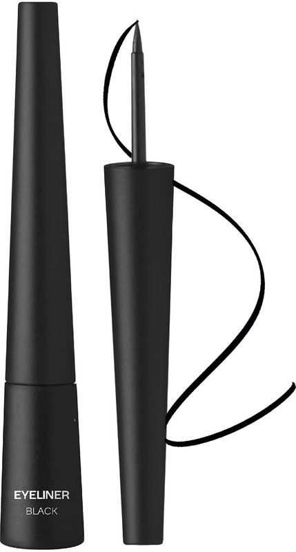 ADJD New High definition Waterproof & Intense black colour Liquid eye liner 8 ml  (BLACK)