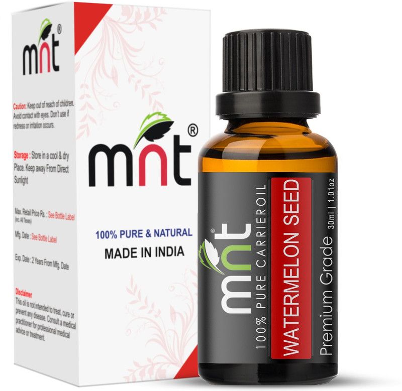 mnt Watermelon Seed Carrier Oil (30ML) 100% Pure Natural & For Skin care, Hair & Face  (30 ml)