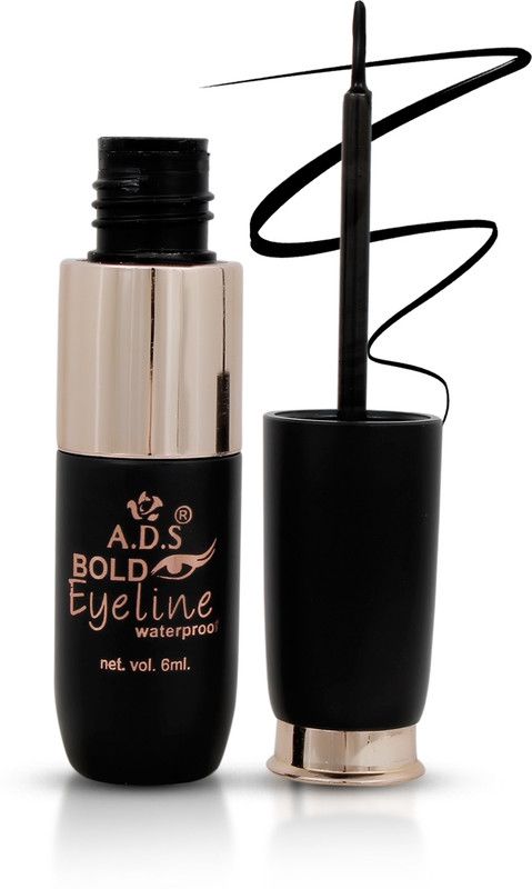 ads Beauty Bold & Beautiful Waterproof Eyeliner For Perfect Dazzling Eyes 6 ml  (Black)