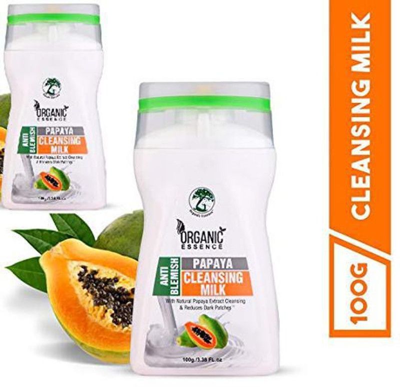 Organic Essence Papaya Cleansing Milk Set Of 2  (100 g)