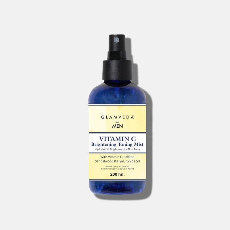GLAMVEDA MEN Vitamin C Brightening Toning Mist | Hydrated & Brightens Skin Tone Men  (200 ml)