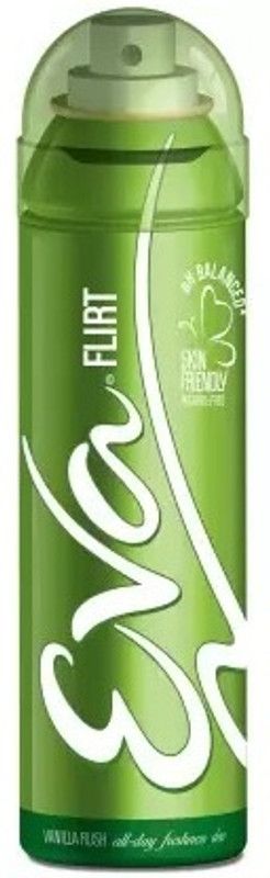 Eva Flirt no alcohol skin friendly all day freshness pure original product 100% Deodorant Spray - For Women  (125 ml)