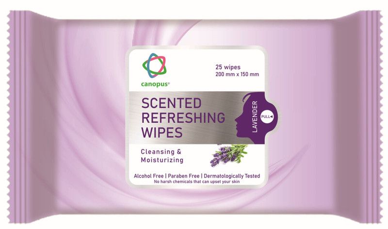 Canopus SCENTED REFRESHING WIPES LAVENDER 25PULLS