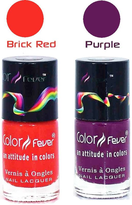 Color Fever Matte Nail Polish Combo 101 Multicolor,  (Pack of 2)