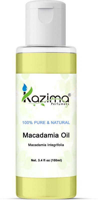 KAZIMA Macadamia Cold Pressed Carrier Oil (100ML) 100% Pure Natural & Undiluted For Skin care & Hair treatment  (100 ml)
