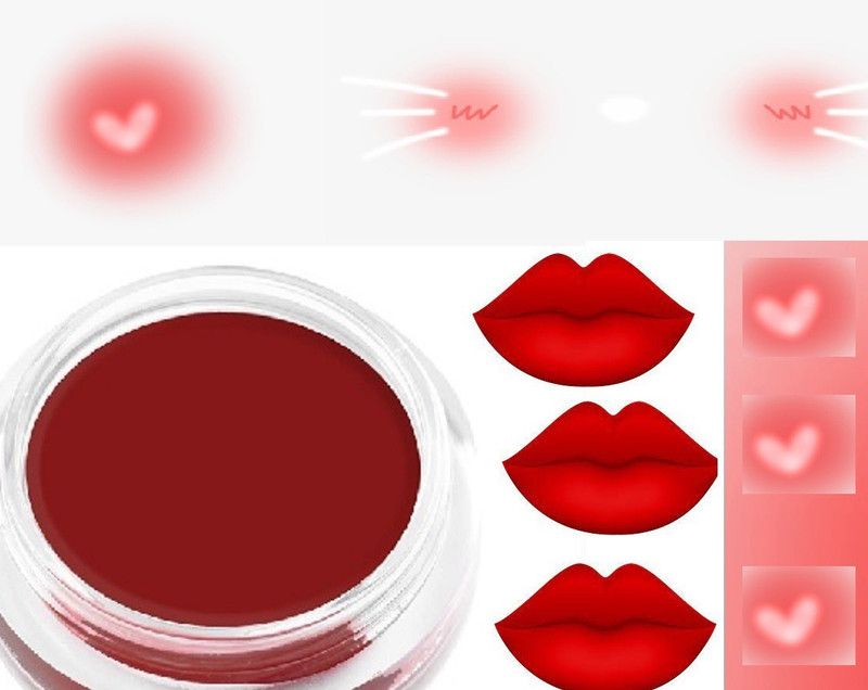GABBU Lip & Cheek Tint Hydrates Dry Chapped Lips, Women & Girls CHERRY  (Pack of: 1, 10 g)