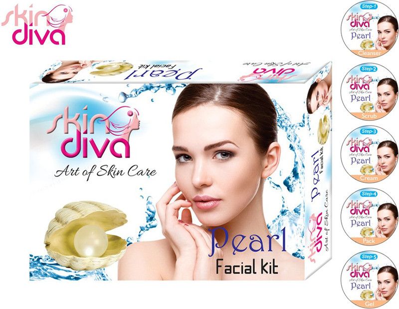 Skin Diva Pearl Facial Kit  (80 g)