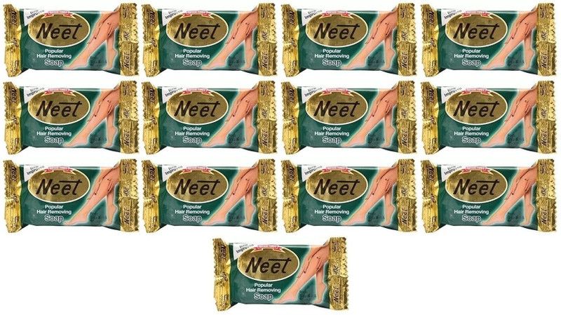 Dhanvi Traders Neet Hair Removing Soap Enriched With Natural Glow - (Set of 13 * 40 Grams) Cream  (520 g, Set of 13)