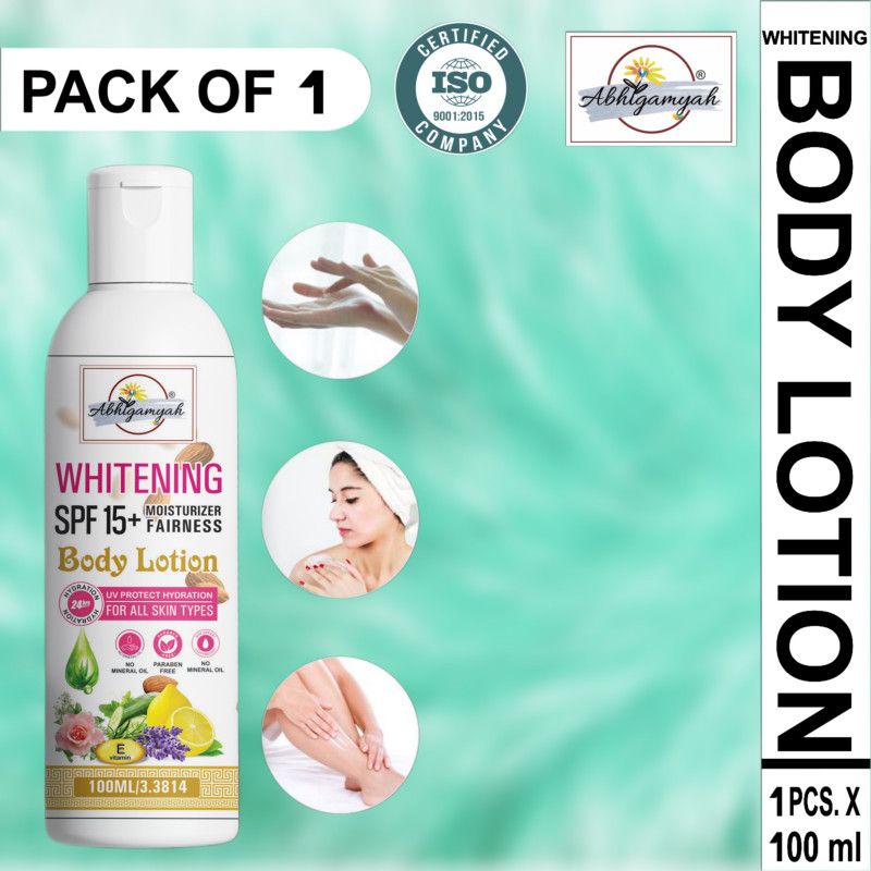 ABHIGAMYAH Body Lotion Skin brightening & Whitening SPF 15+ Fairness cream [100 ml]  (100 ml)