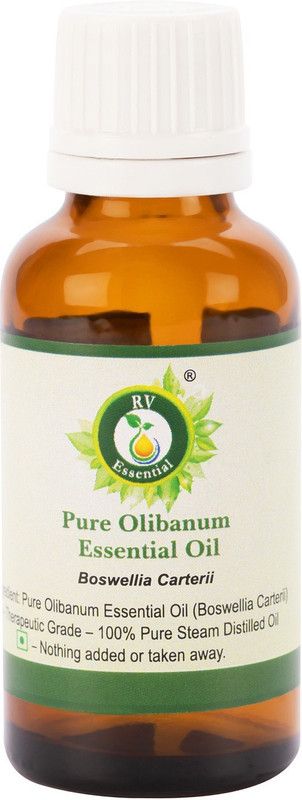 R V Essential Pure Olibanum Essential Oil 10ml- Boswellia Carterii (100% Pure and Natural Steam Distilled)  (10 ml)