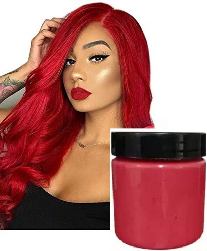 GFSU NEW PERFECT RED HAIR COLOR WAX For STRONG HOLD AND VOLUME , RED