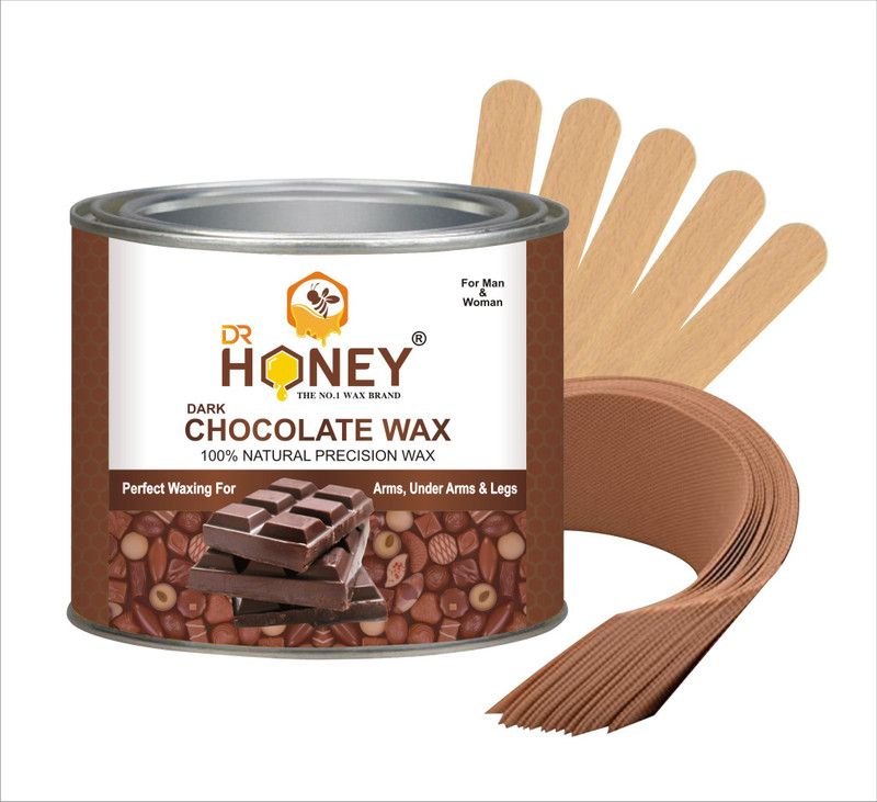 DR.HONEY dark chocolate wax strip and stick soft wax for full body man woman Wax  (599.156 g)