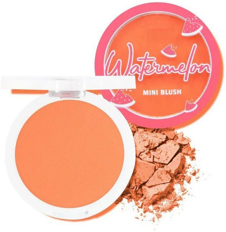 Latixmat MATTE FINISH MINI POCKET BLUSHER NATURAL LOOKING WATER PROOF {WATER MELON}  (orange)