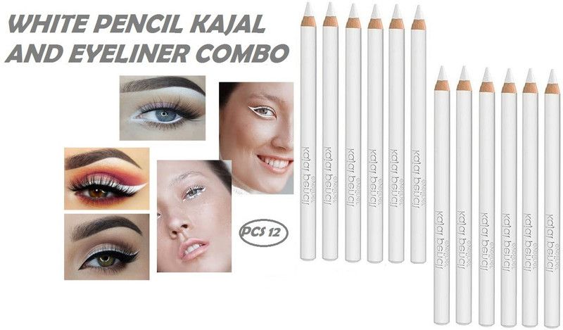 MYEONG MULTI USE LIP , EYELINER , KAJAL WHITE PENCIL LONG LASTING WATERPROOF LINER 20.3 g  (White)