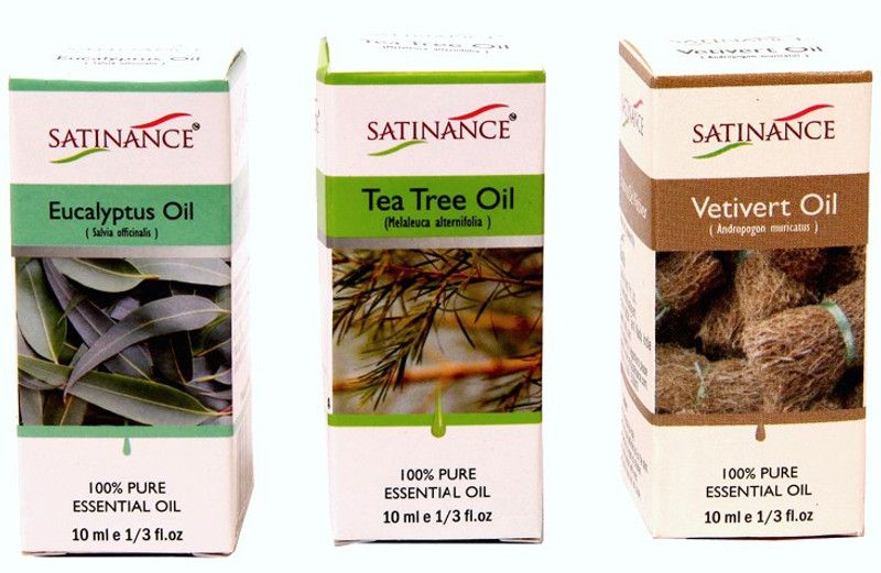 Satinance Eucalyptus + Tea Tree + Vetivert Oils  (30 ml)