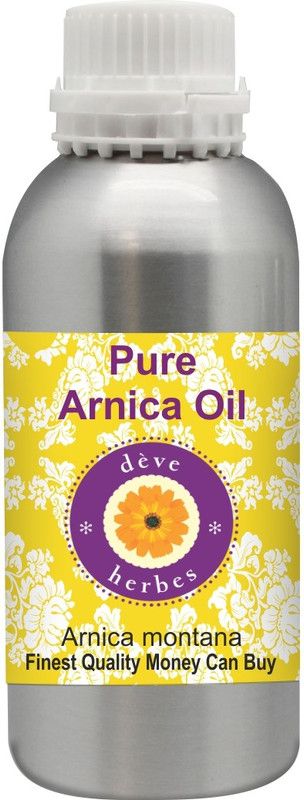 deve herbes Pure Arnica Oil (Arnica montana) 100% Natural_ Therapeutic Grade  (630 ml)