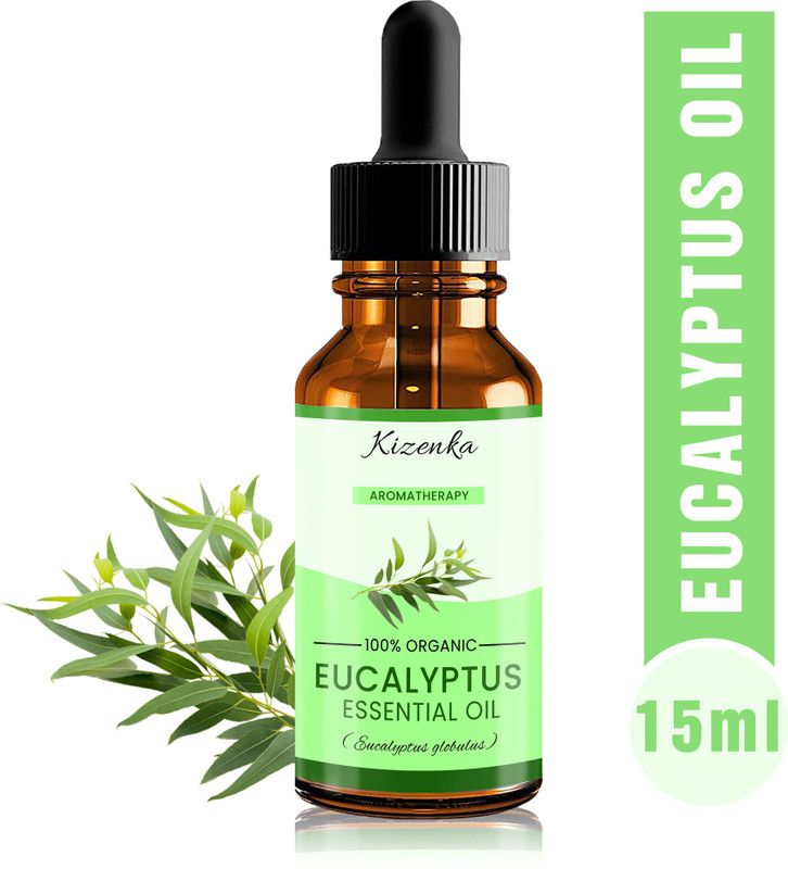 Kizenka Best Natural Eucalyptus Essential Oil For Aromatherapy & Aroma Diffusers-(15 ml) (Pack of 1)  (15 ml)