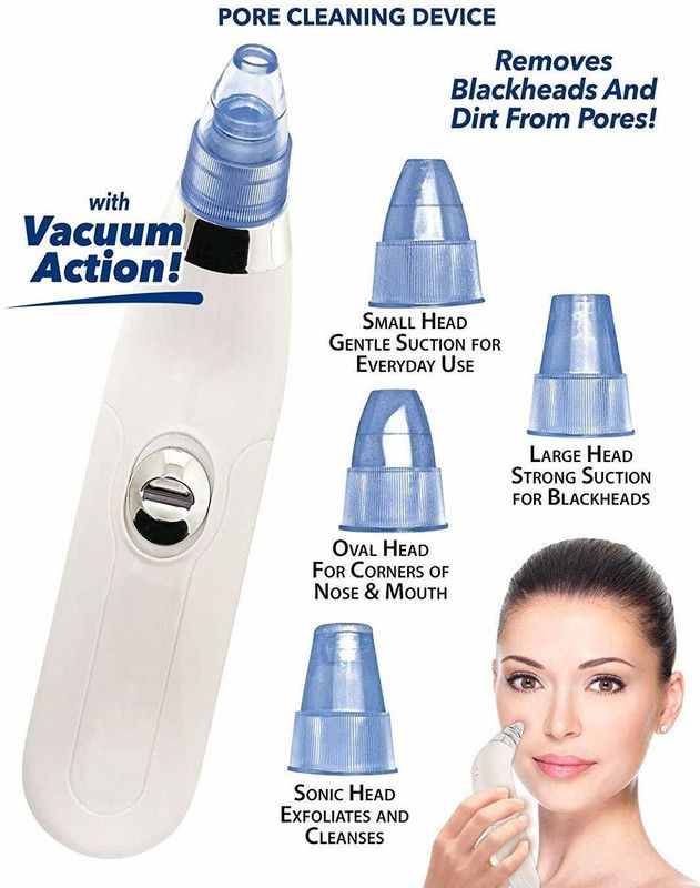 Rosevestla Plastic Blackhead Remover Vacuum Suction Device  (Pack of 4)