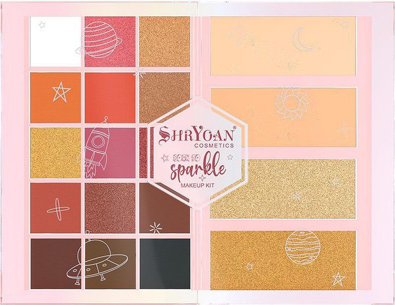 Shryoan Born to Sparkle Makeup Kit Highlighter  (shade 01)