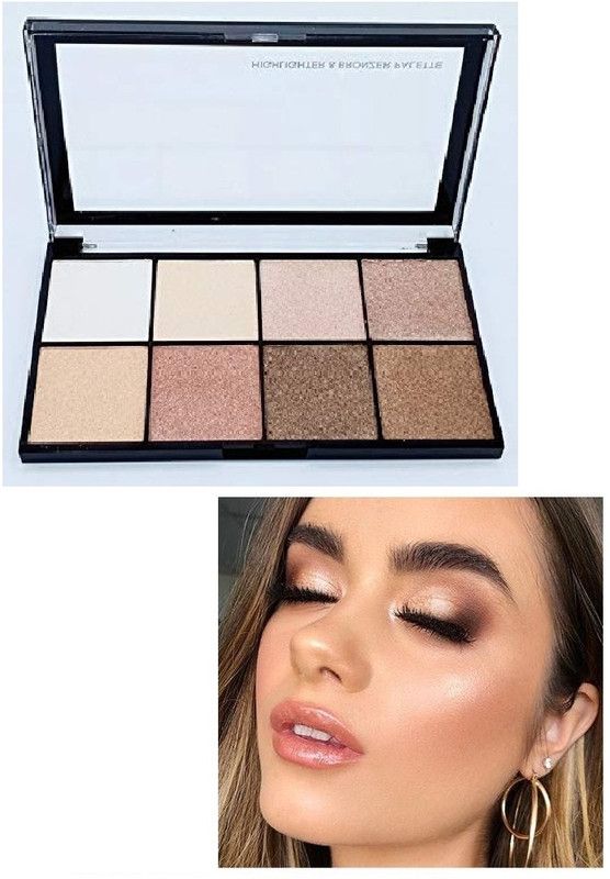 GULGLOW99 Highlighter And Bronzer Palette  (Multicolor)