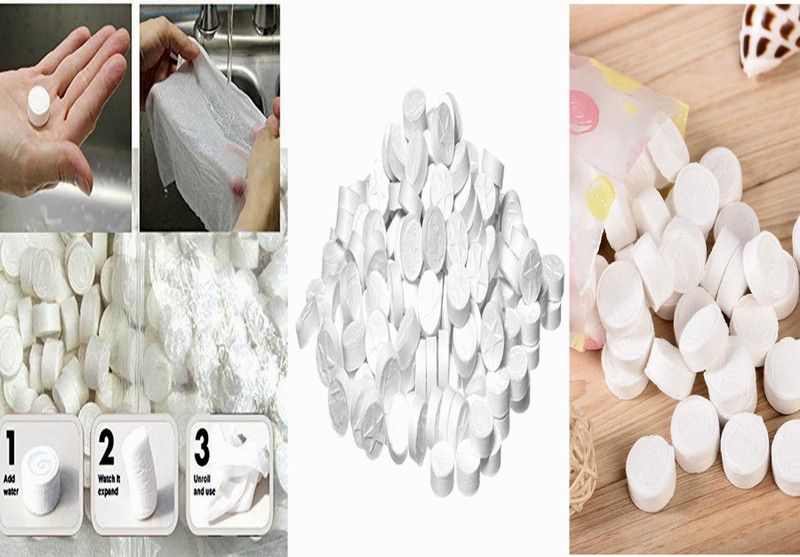 Hoppokart tissue coin disposal magic coin tissue napkin tissue coin 50 pcs  (50 Tissues)