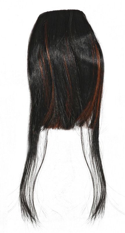 Paradise Synthetic Front Extensions With Clips Bang Fringe for Women And Girls With Center Cut Hair Extension